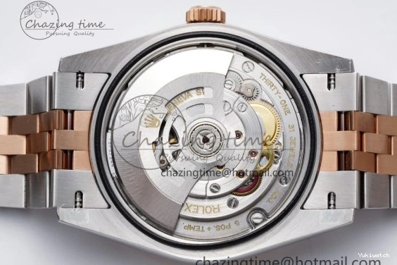 Gray Markers Bracelet Dial 126231 RG 36 DateJust JDF Plated Jubilee 904L RG Steel Roman V2 SS on 1218